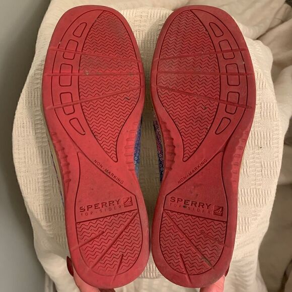 Sparkly Plaid Sperry Top-Sider Angelfish Boat Shoe - Picture 8 of 9